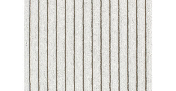 SCHLAFSOFA in Cord Creme  - Creme/Schwarz, Design, Kunststoff/Textil (250/92/105cm) - Carryhome