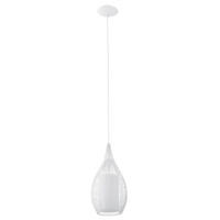 HÄNGELEUCHTE 19/110 cm  - Weiß, Design, Glas/Metall (19/110cm)