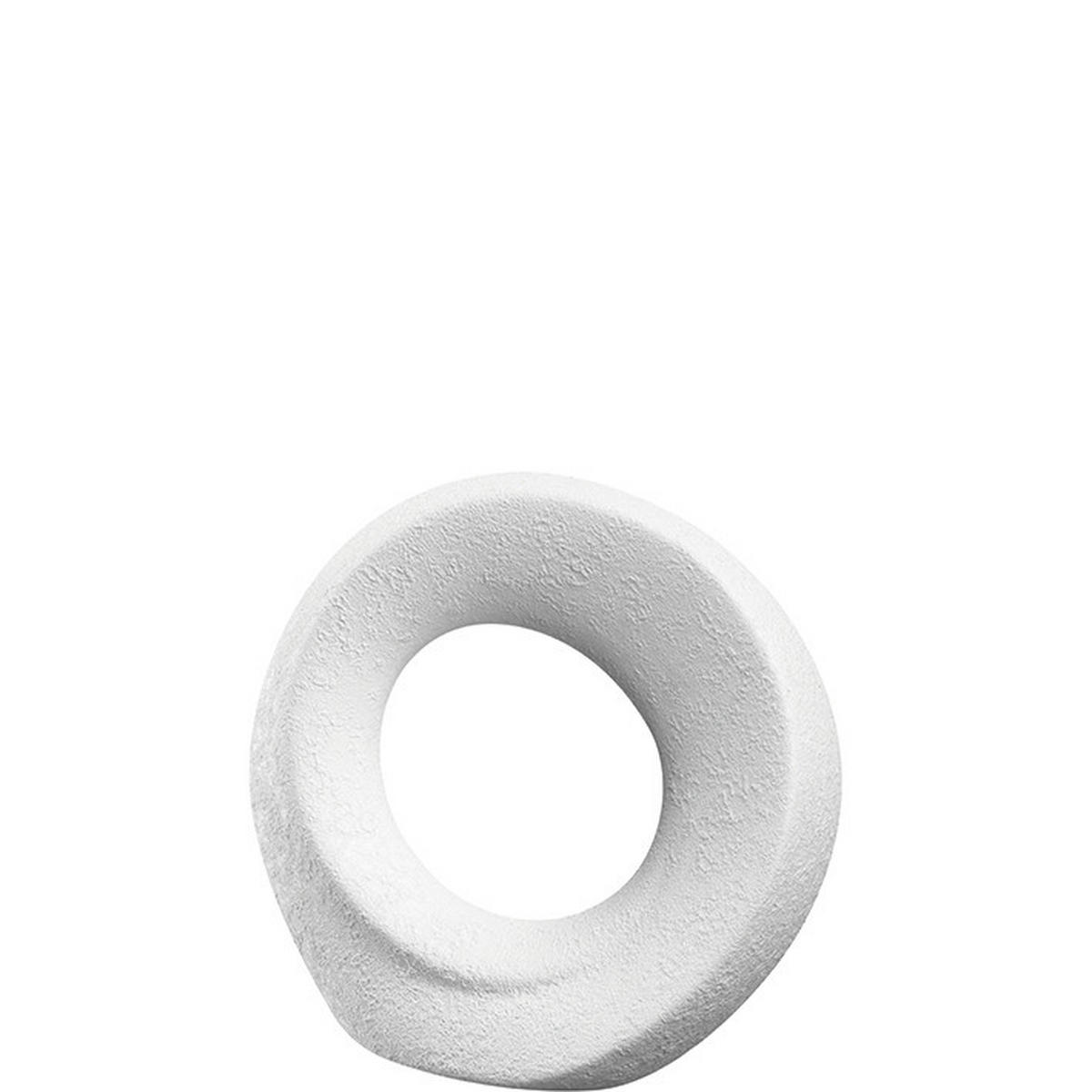 SKULPTURA - bijela, Basics, keramika (17,00/17,00/7,00cm) - Leonardo