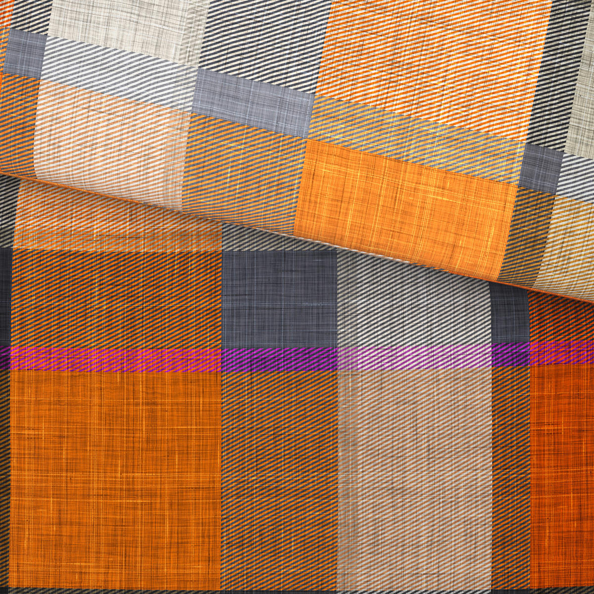 BETTWÄSCHE Flanell 155/220 cm  - Orange, Textil (155/220cm) - Novel