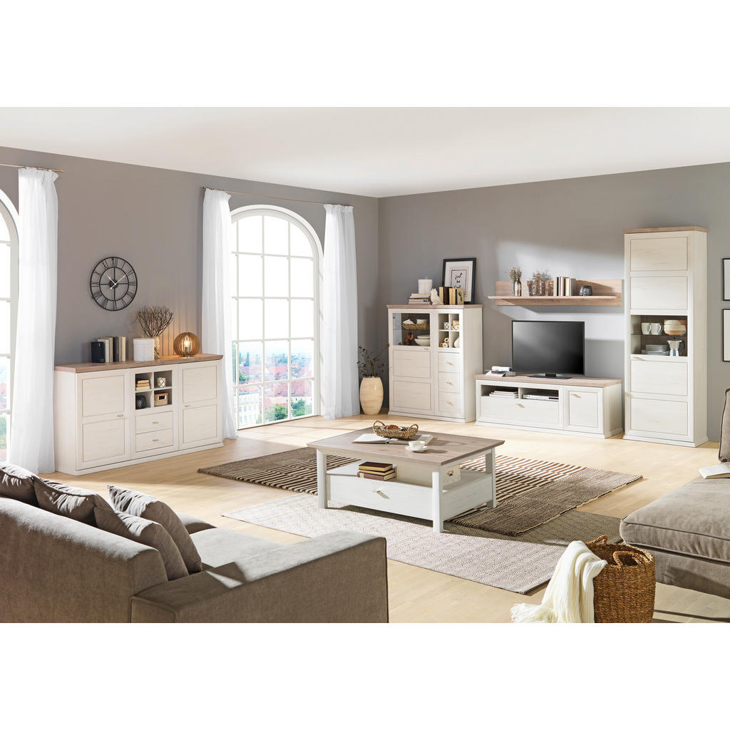 SET MOBILA LIVING in gri alb