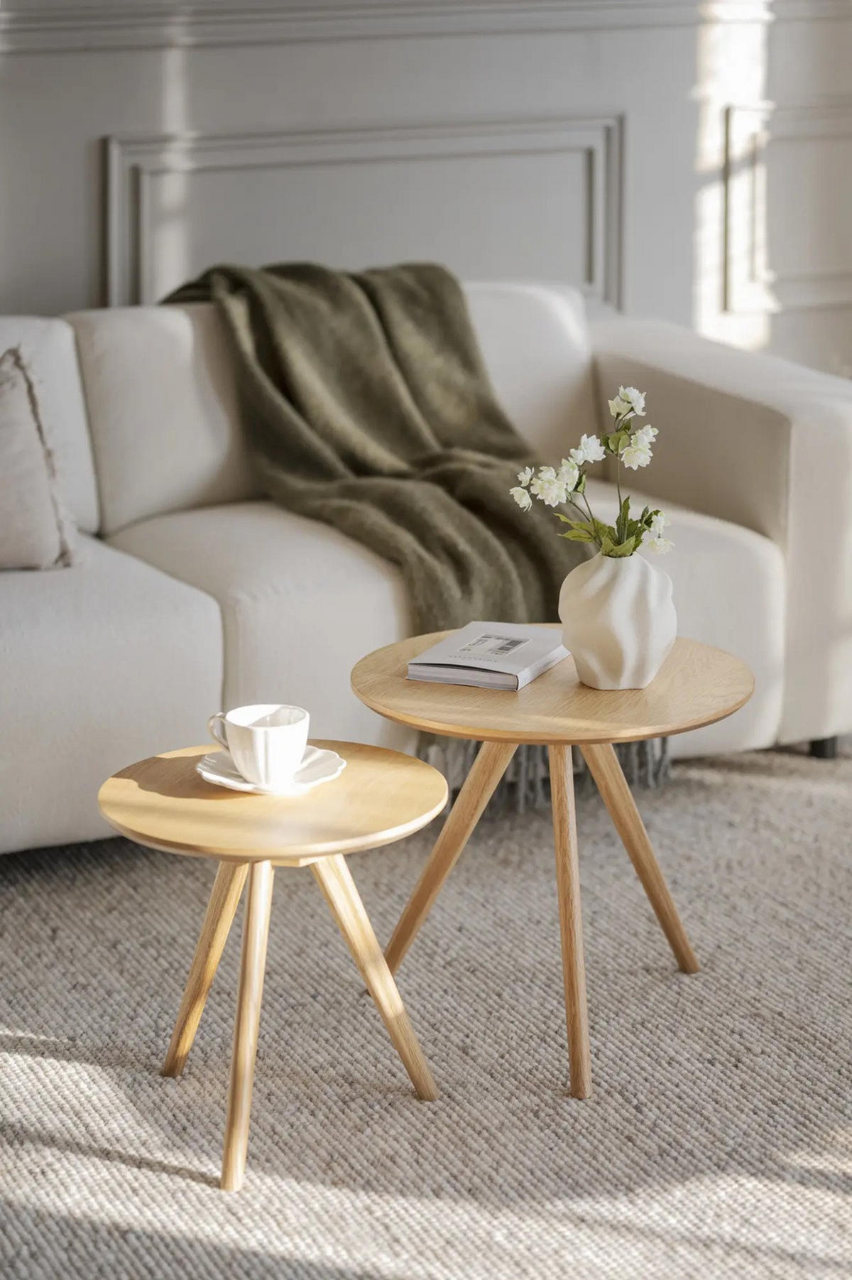 SIDOBORD SET i trä  - ekfärgad, Design, trä - Rowico