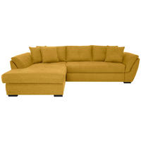 ECKSOFA Gelb Webstoff  - Gelb/Schwarz, Design, Kunststoff/Textil (187/278cm) - Livetastic