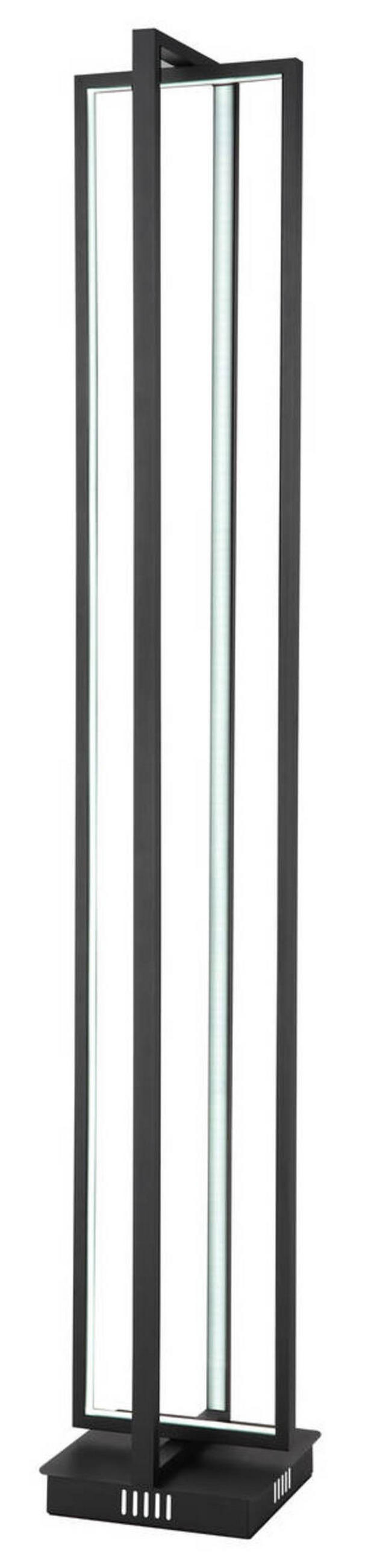LED-GOLVLAMPA 20/20/123 cm    - opal/svart, Design, metall/plast (20/20/123cm) - Globo