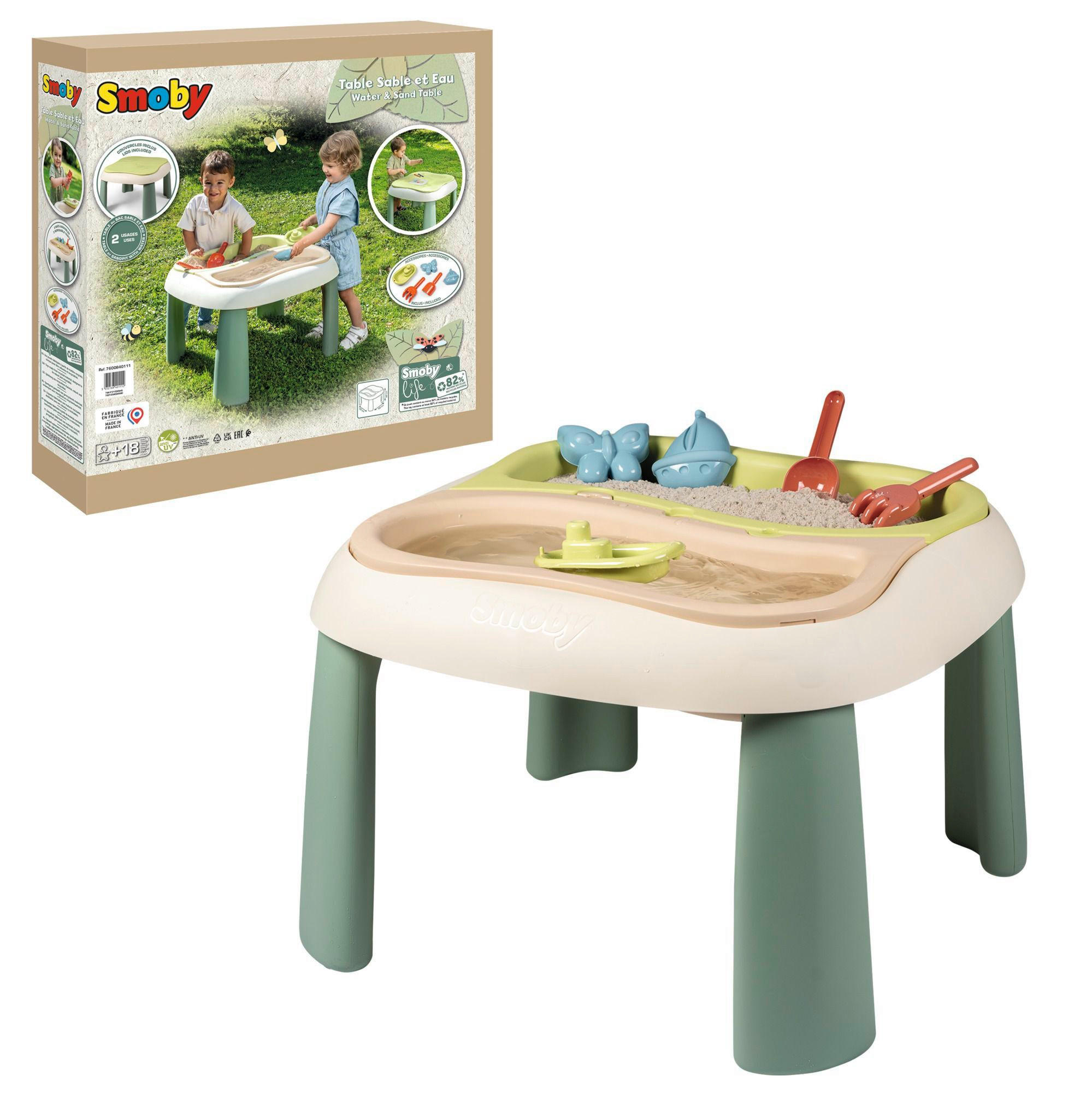 SANDSPIELZEUG Multicolor  - Multicolor, Basics, Kunststoff (16,40/70/71,50cm) - SMOBY