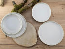 TAFELSERVICE  12-teilig  - Weiß, Basics, Keramik - Creatable