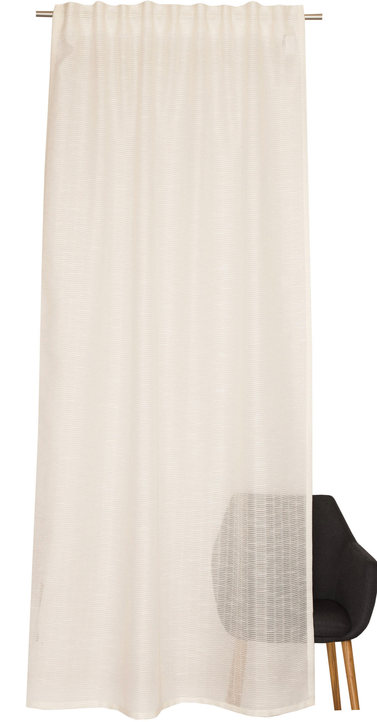 FERTIGVORHANG transparent  - Creme, Basics, Textil (130/250cm) - Schöner Wohnen