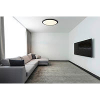 LED-TAKLAMPA SUNA 50,8/8,5 cm  - opal/grå, Klassisk, metall/plast (50,8/8,5cm) - Globo