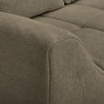 ECKSOFA in Flachgewebe Braun  306/202 cm  - Buchefarben/Braun, KONVENTIONELL, Holz/Textil (306/202cm) - Carryhome