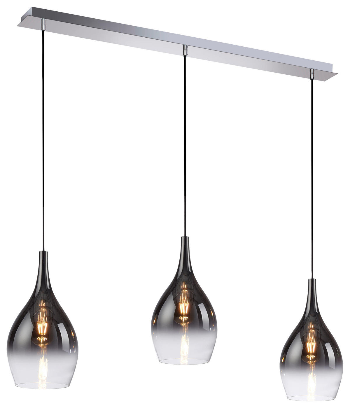 HÄNGELEUCHTE 100/20/120 cm  - Design, Kunststoff/Metall (100/20/120cm)