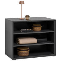 REGALELEMENT  90,9/72,6/40 cm Graphitfarben  - Graphitfarben, Design, Holzwerkstoff (90,9/72,6/40cm) - home24