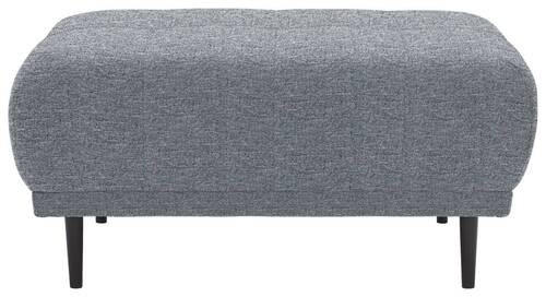 HOCKER in Textil Dunkelgrau  - Dunkelgrau/Schwarz, Design, Holz/Textil (93/45/77cm) - Stylife