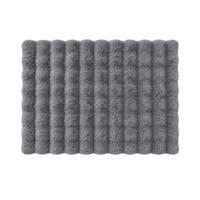 KOUPELNOVÁ PŘEDLOŽKA, 50/80 cm - šedá, Basics, textil/plast (50/80cm) - Esposa