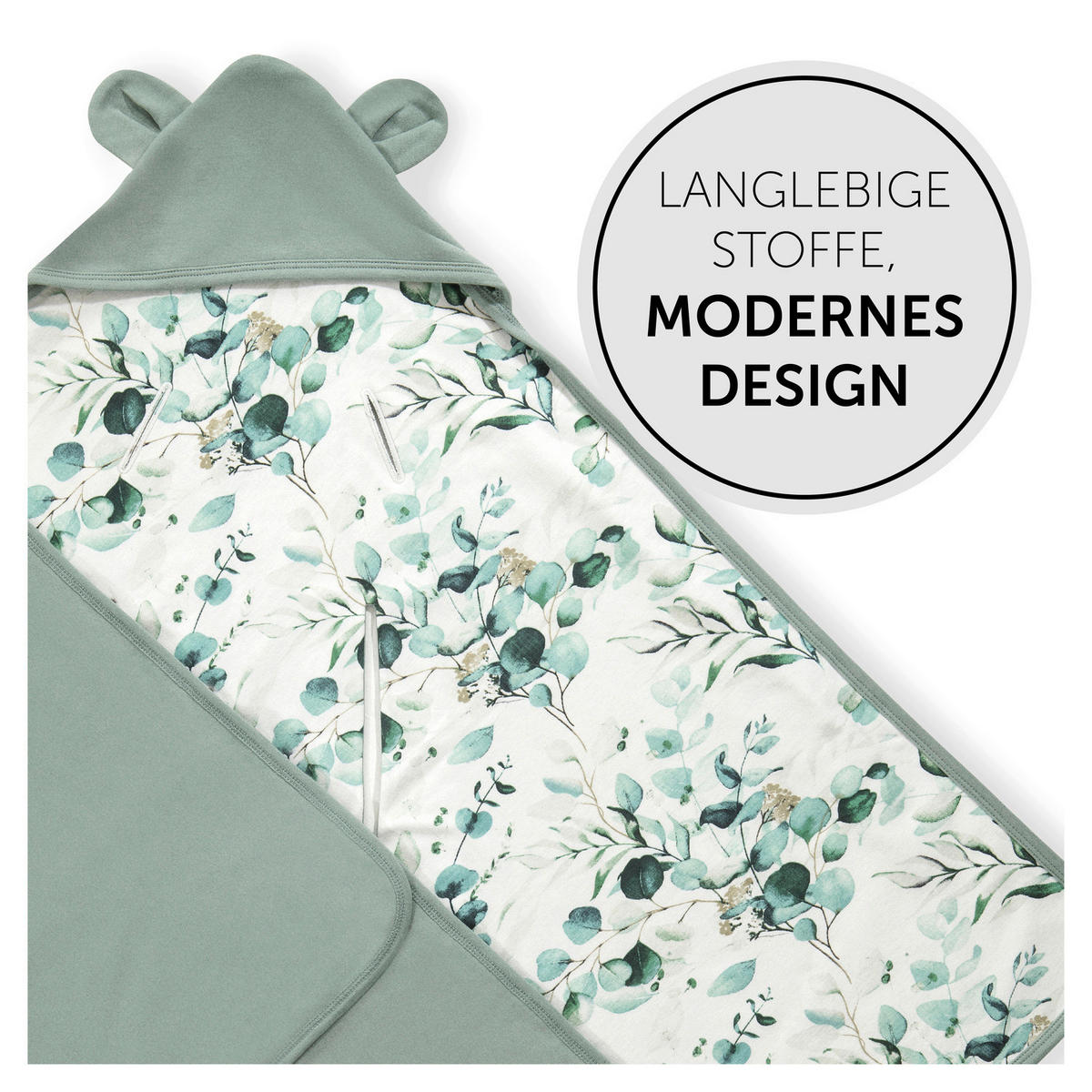 EINSCHLAGDECKE hauck  80/80 cm     - Mintgrün, Basics, Textil (80/80cm) - Hauck
