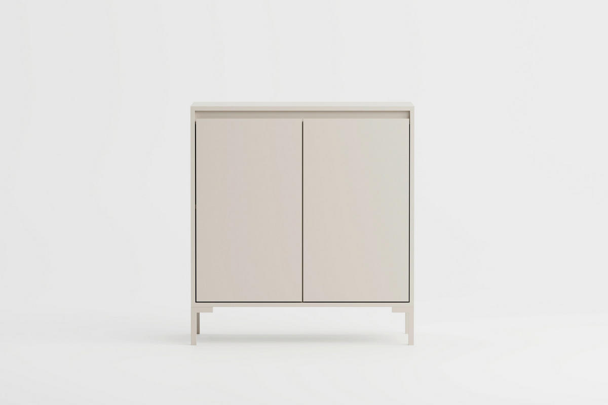 KOMMODE 81/87/40 cm Kaschmir  - Kaschmir, Design, Holzwerkstoff/Metall (81/87/40cm) - MID.YOU