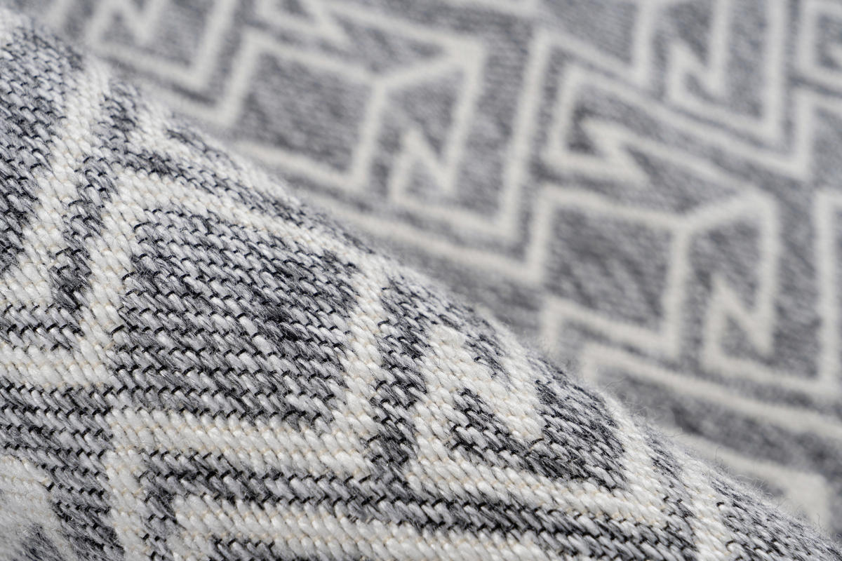 OUTDOORTEPPICH 80/150 cm Yoga Creme, Grau  - Creme/Grau, Trend, Kunststoff/Textil (80/150cm) - Kayoom