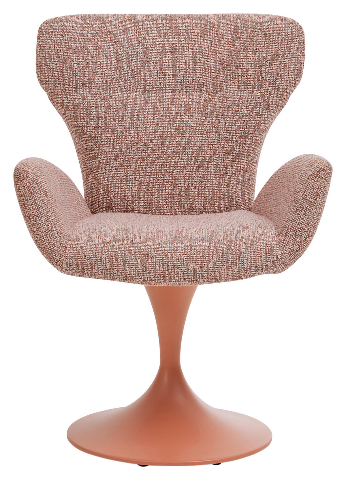 ARMLEHNSTUHL  in Flachgewebe  - Altrosa/Rosa, Design, Textil/Metall (65/93/68cm) - Musterring