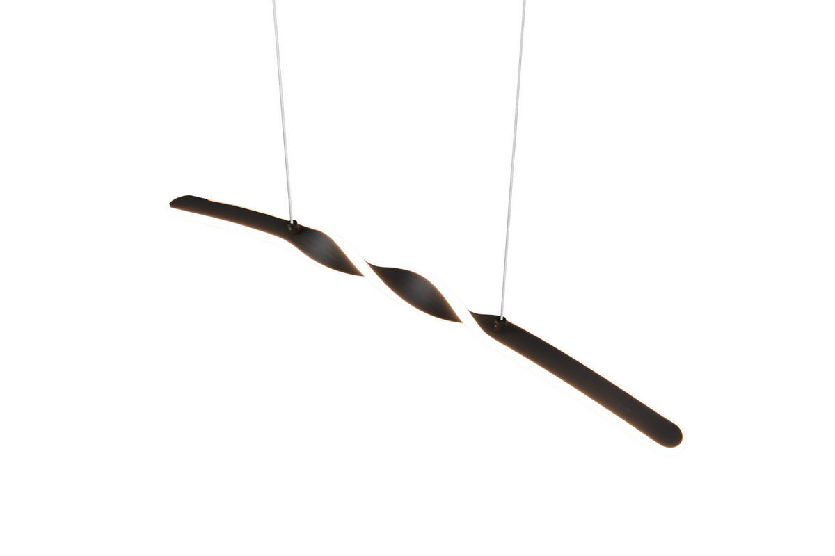 LED-HÄNGELEUCHTE 79/9/150 cm    - Weiss/Schwarz, Design, Kunststoff/Metall (79/9/150cm)