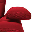 ECKSOFA in Struktur Rot  233/313 cm  - Rot/Schwarz, Design, Kunststoff/Textil (233/313cm) - Emilio Belluti