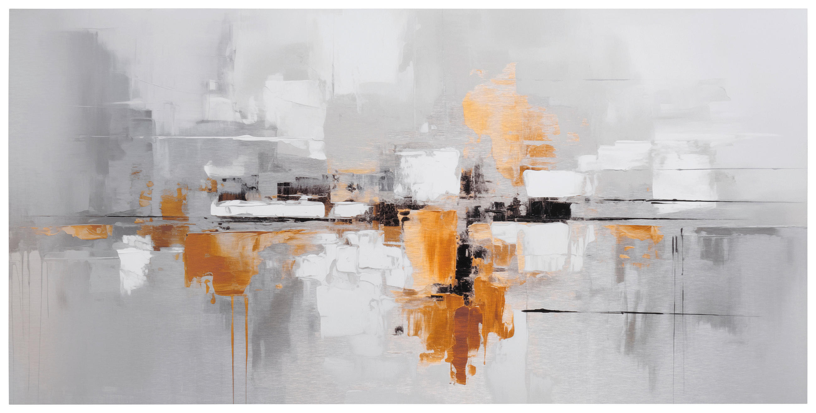 OBRAZ NA HLINÍKOVÉ DESCE, abstraktní, 100/50/2 cm