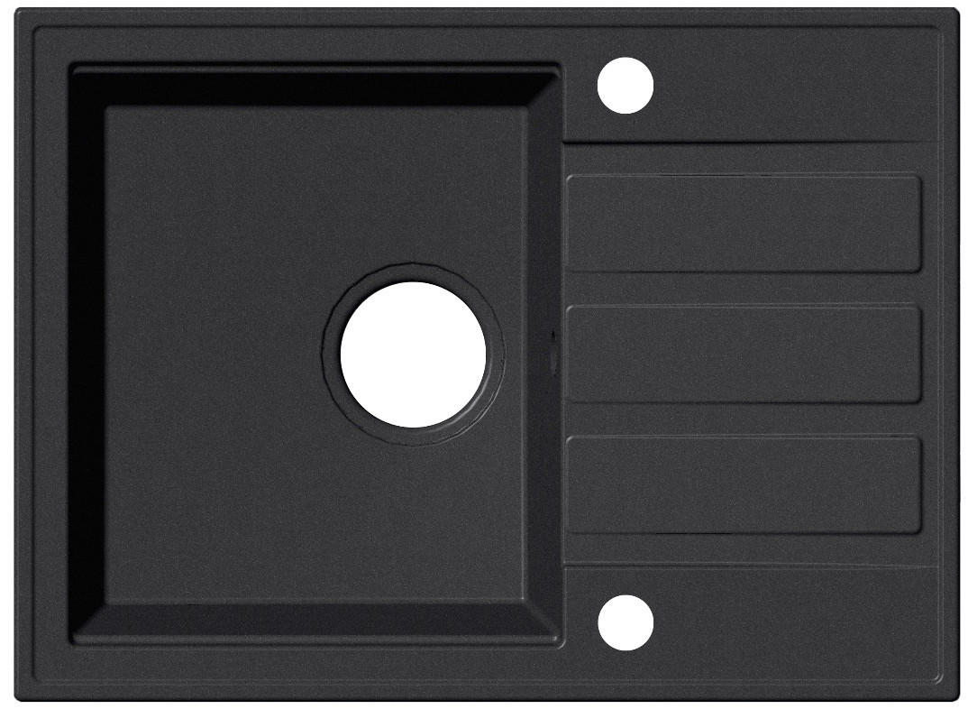 SUDOPERA - SET      60/44/20 cm      - crna, Osnovno, kamen (60/44/20cm)