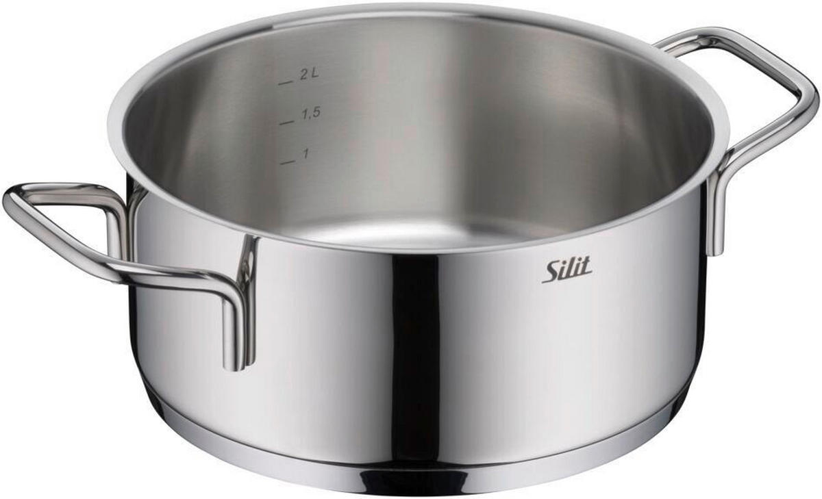 BRATENTOPF Extra Cook 2-3L L  - Edelstahlfarben, Basics, Metall (29,5/23cm) - Silit