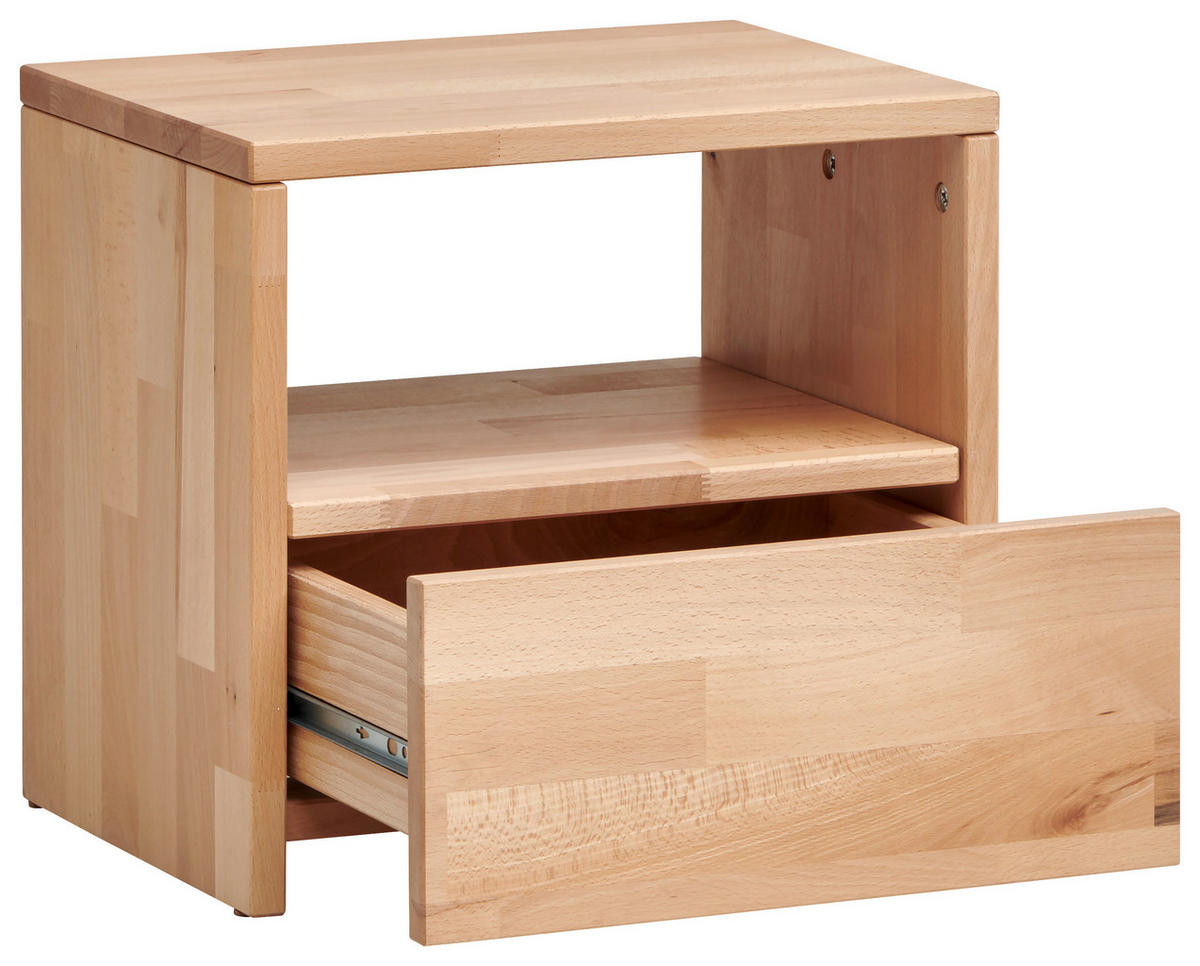 NACHTKÄSTCHEN in Kernbuche Kernbuche  - Kernbuche, Natur, Holz (40/37/33cm) - MID.YOU