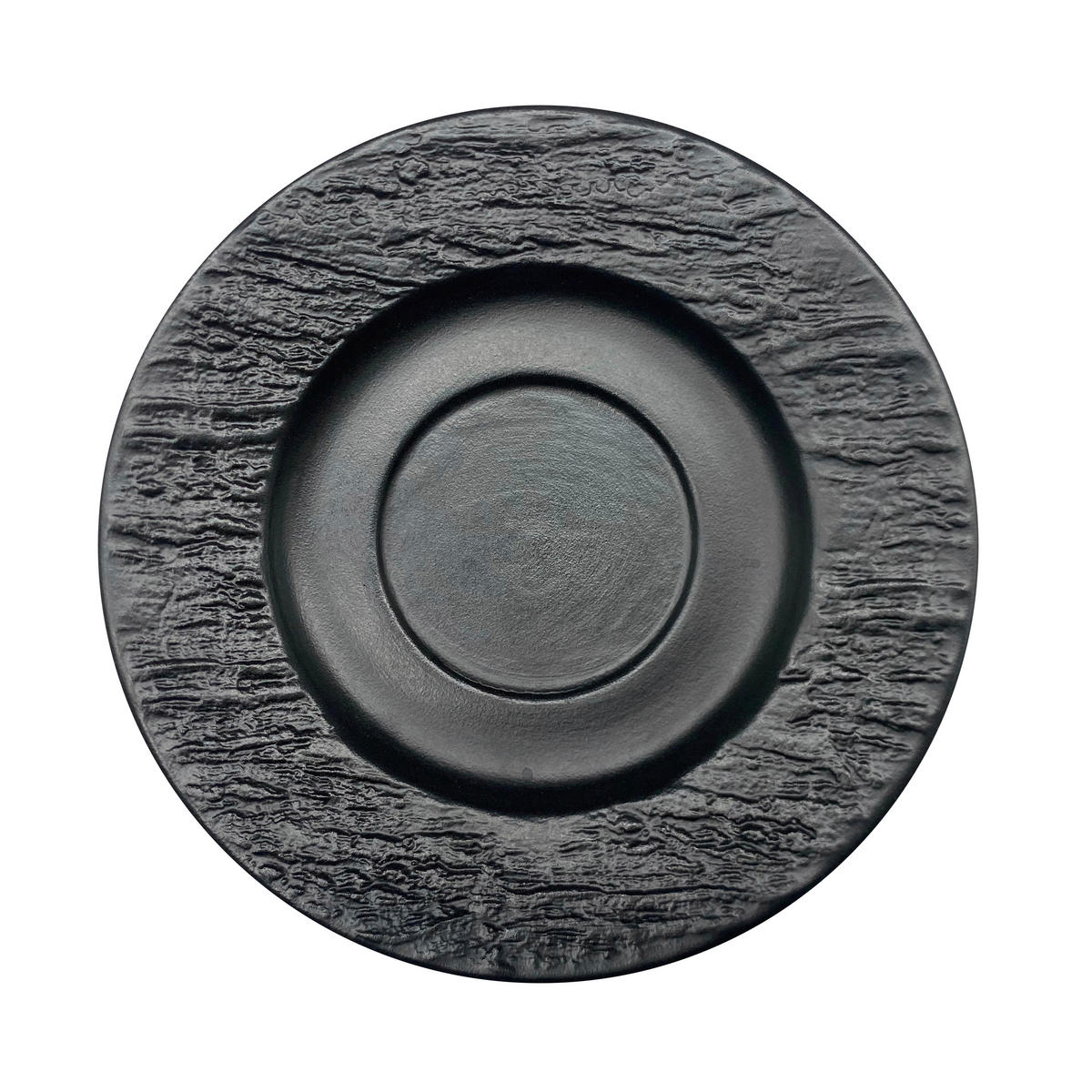 TANJURIĆ ZA ŠALICU    14,2 cm  Black Rock   - crna, Design, keramika (14,2cm) - Novel