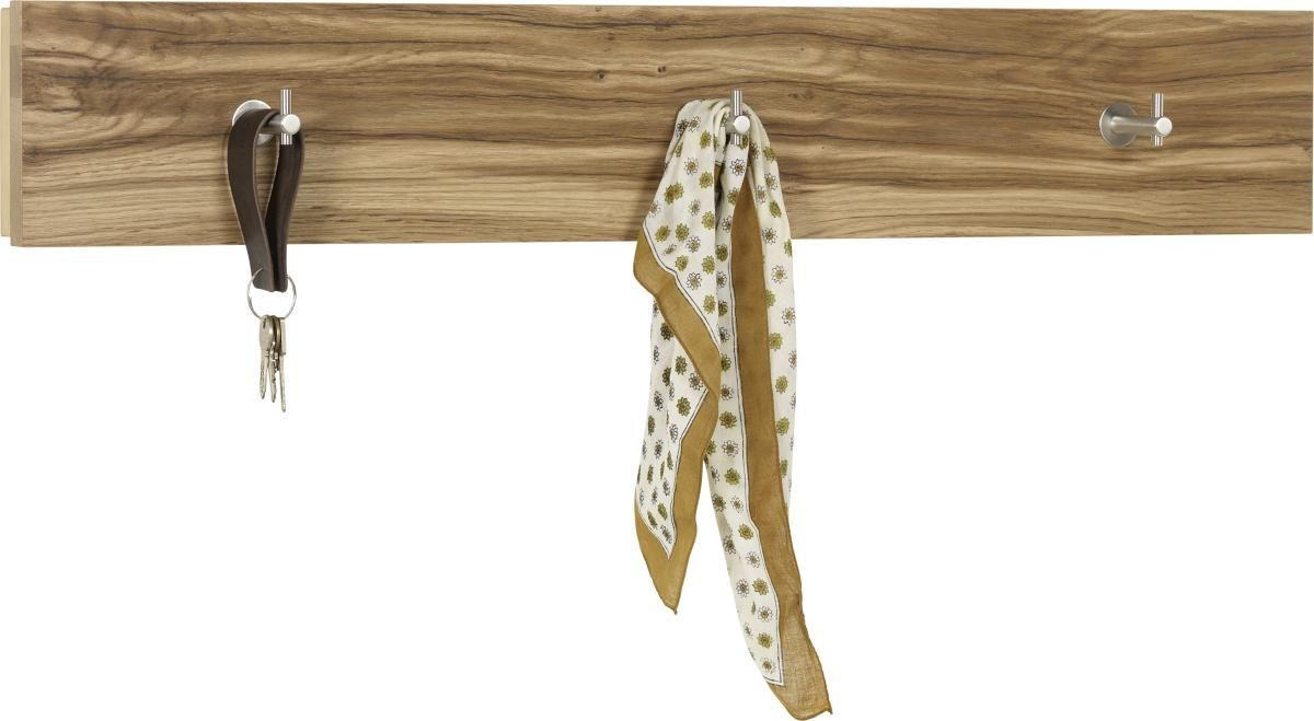 HAKENLEISTE  in Altholz, Eiche furniert, mehrschichtige Massivholzplatte (Tischlerplatte) Eichefarben  - Eichefarben, Design, Holz (96/15,6/5,2cm) - Voglauer