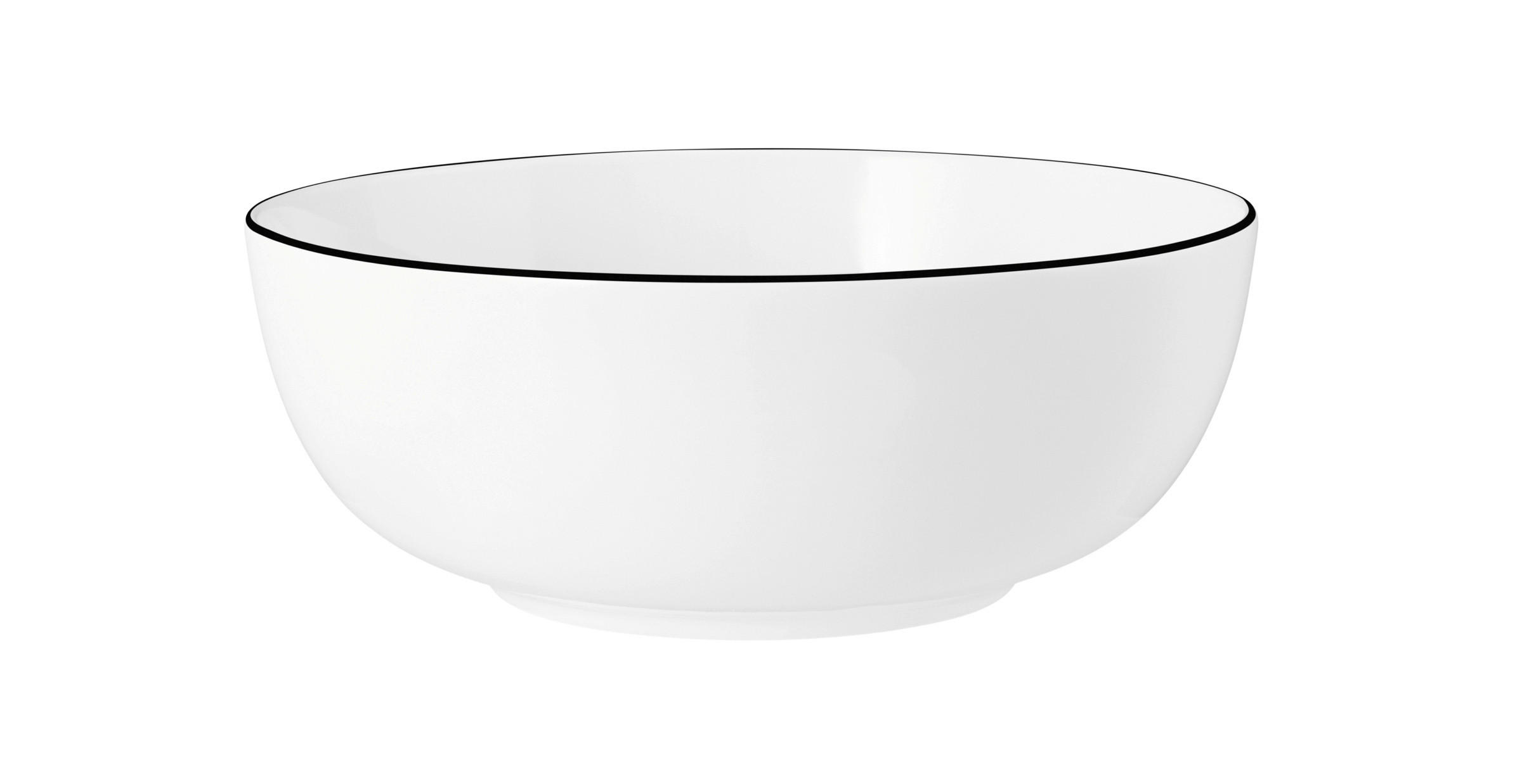 MÍSA porcelán keramika 20 cm - bílá/černá, Design, keramika (20cm) - Seltmann Weiden