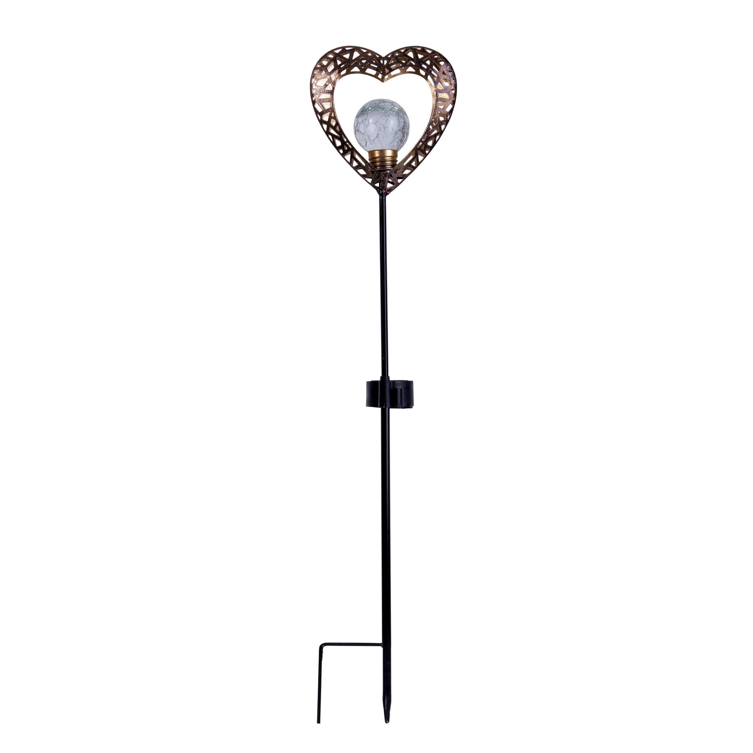 SOLARLEUCHTE 12,5/4,2/59 cm   - Schwarz, Basics, Glas/Kunststoff (12,5/4,2/59cm) - Näve