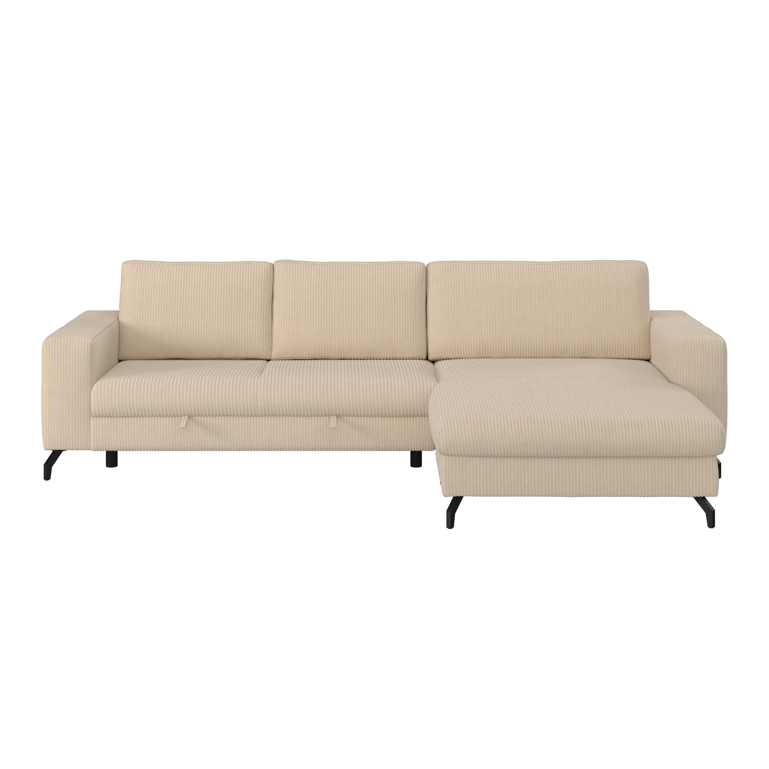 P & B Ecksofa Creme 290x178 cm