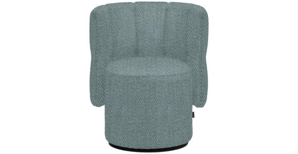 COCKTAILSESSEL - Blau/Schwarz, Design, Holz/Textil (73/82/62cm) - Belluti