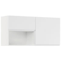 KÜCHENOBERSCHRANK 120/57,9/35,6 cm  Weiss  - Weiss, Basics, Holzwerkstoff (120/57,9/35,6cm) - Impuls