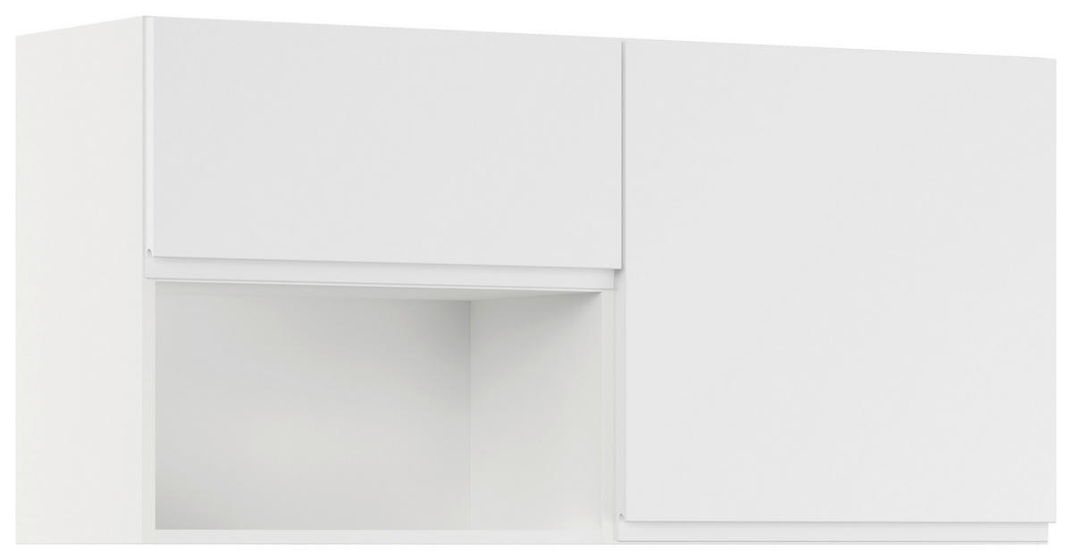 KÜCHENOBERSCHRANK 120/57,9/35,6 cm  Weiss  - Weiss, Basics, Holzwerkstoff (120/57,9/35,6cm) - Impuls