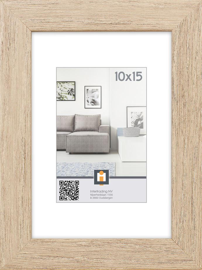 BILDERRAHMEN 13,5/18/1,5 cm  - Beige, Basics, Glas/Kunststoff (13,5/18/1,5cm)