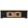 LOWBOARD in 180/50/45 cm - Anthrazit/Schwarz, LIFESTYLE, Holz/Holzwerkstoff (180/50/45cm) - Landscape