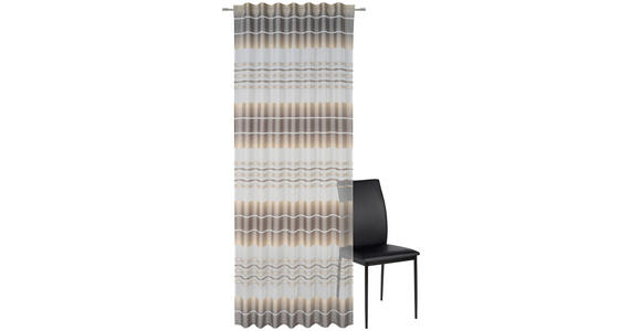 FERTIGVORHANG halbtransparent  - Grau, KONVENTIONELL, Textil (140/245cm) - Esposa