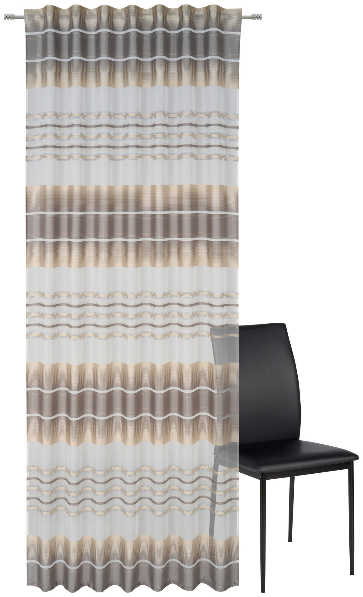 GOTOVA ZAVESA siva - siva, Konvencionalno, tekstil (140/245cm) - Esposa