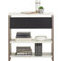 REGAL Anthrazit, Braun, Weiß - Anthrazit/Braun, Design, Holzwerkstoff (25/72/67cm) - Xora