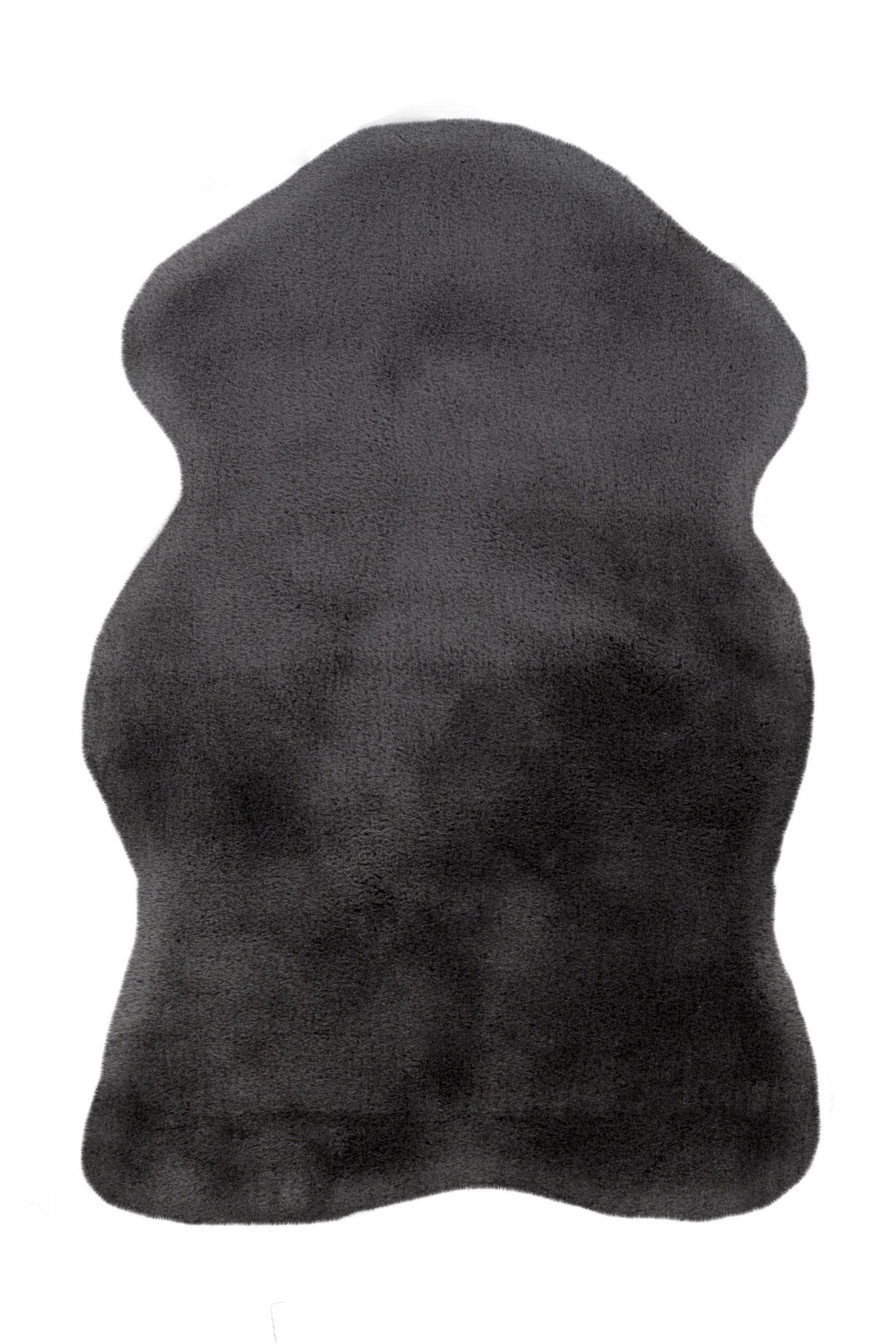 KOBEREC S VYSOKÝM VLASEM, 60/90 cm, antracitová - antracitová, Trend, textil (60/90cm)