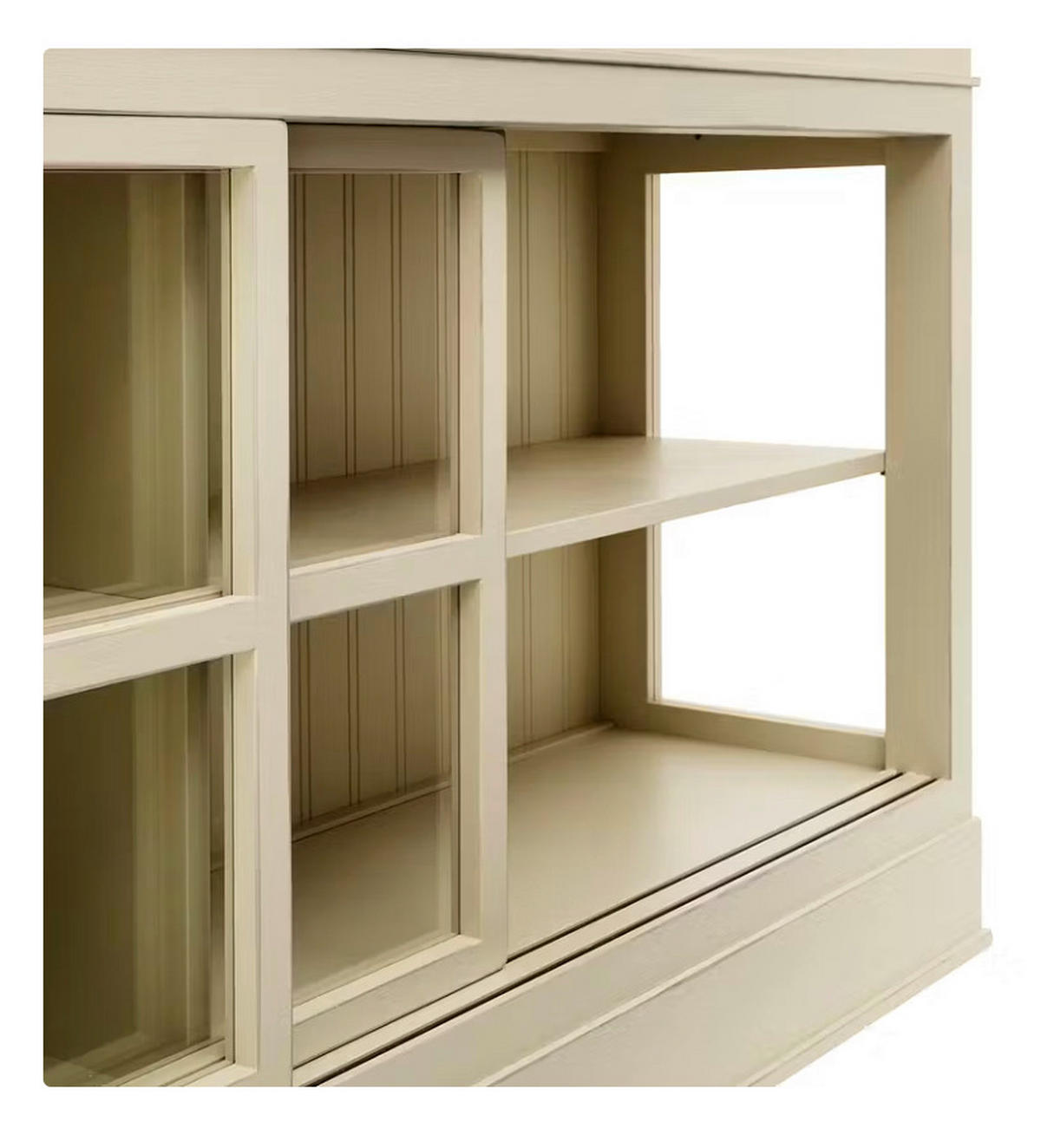 SIDEBOARD UrbanClass  in 190,5/82/49 cm  - Elfenbein, LIFESTYLE, Glas/Holz (190,5/82/49cm) - Livetastic