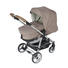 KINDERWAGEN Toronto - Silberfarben/Braun, KONVENTIONELL, Textil/Metall (110/60/103cm) - My Baby Lou KINDERWAGEN Toronto - Silberfarben/Braun, KONVENTIONELL, Textil/Metall (110/60/103cm) - My Baby Lou