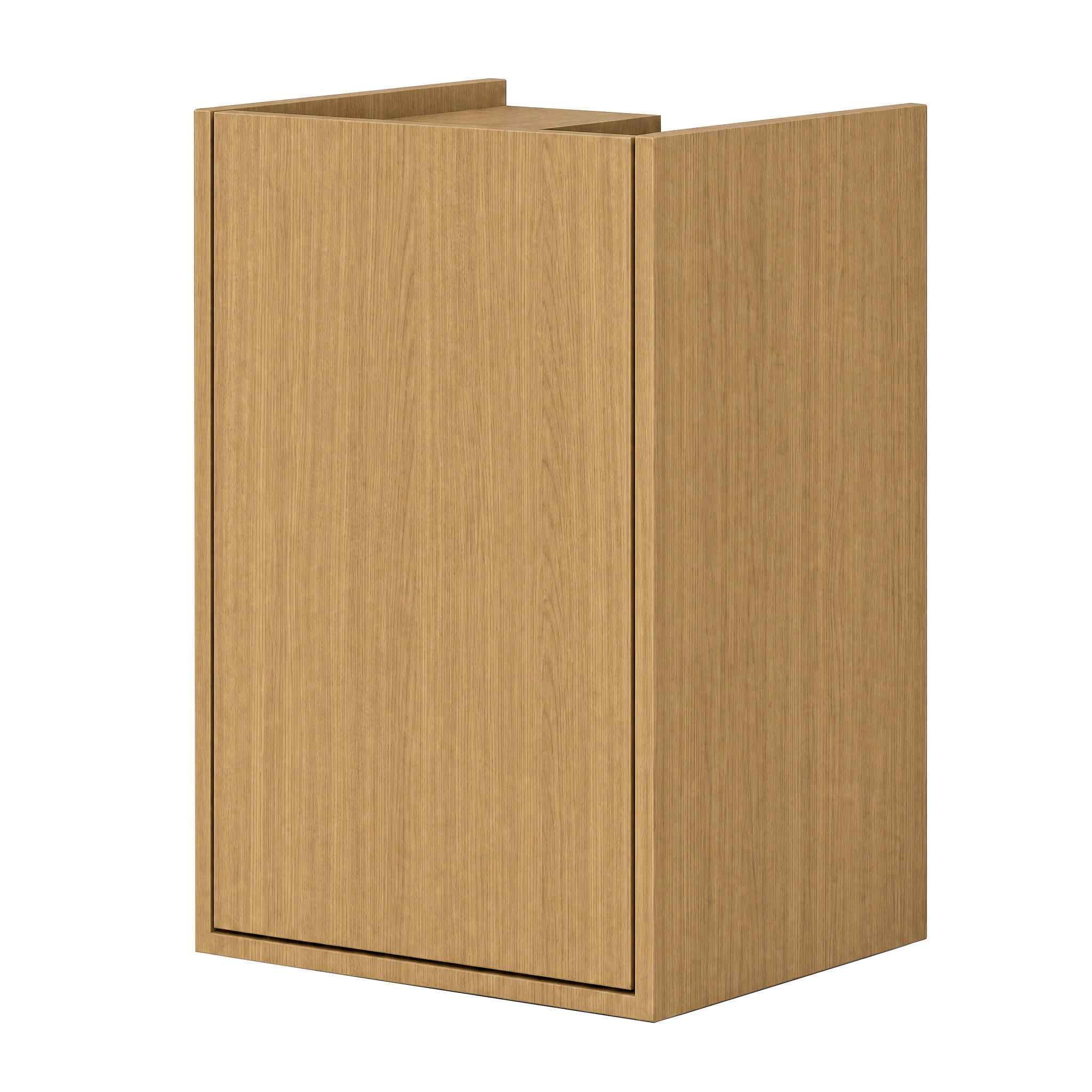 WASCHBECKENUNTERSCHRANK 42/62/35 cm  - Eichefarben/Schwarz, Trend, Holzwerkstoff/Kunststoff (42/62/35cm) - MID.YOU