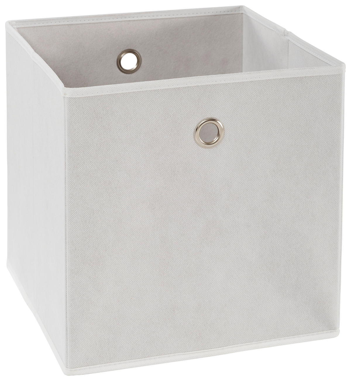CUTIE PLIABILĂ - argintiu/alb, Design, carton/metal (32/32/32cm) - Carryhome