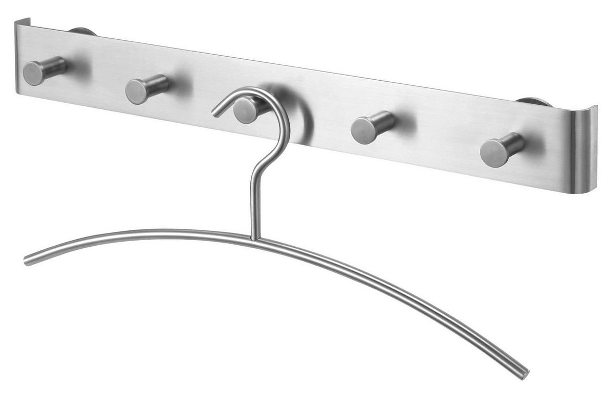 KLEIDERBÜGEL Metall  - Edelstahlfarben, Design, Metall (43cm) - Zack
