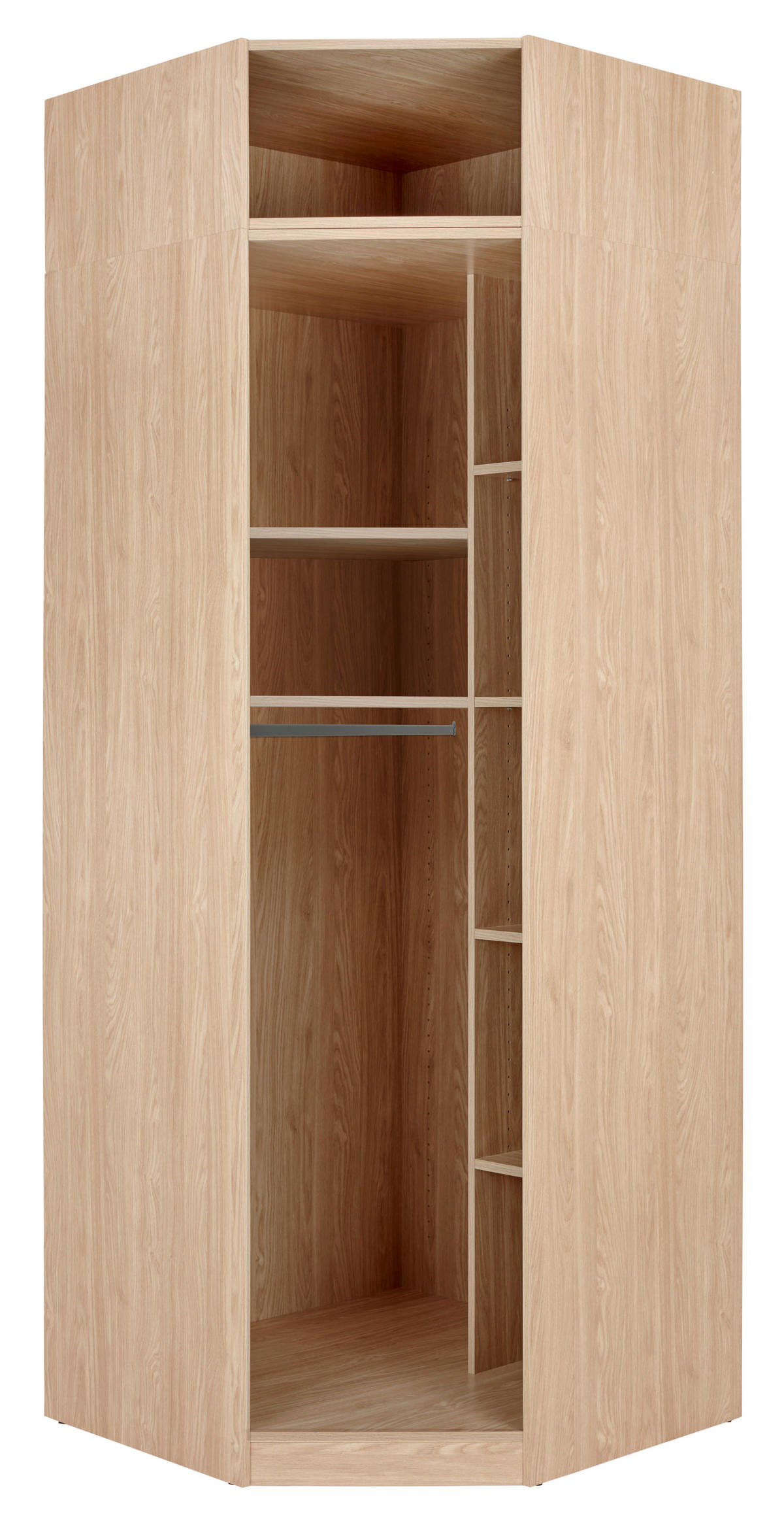 KORPUS UGAONOG ORMARA  boja hrasta  91,1/242,2/91,1 cm    - boja hrasta, Konvencionalno, pločasti materijal (91,1/242,2/91,1cm) - Hom`in
