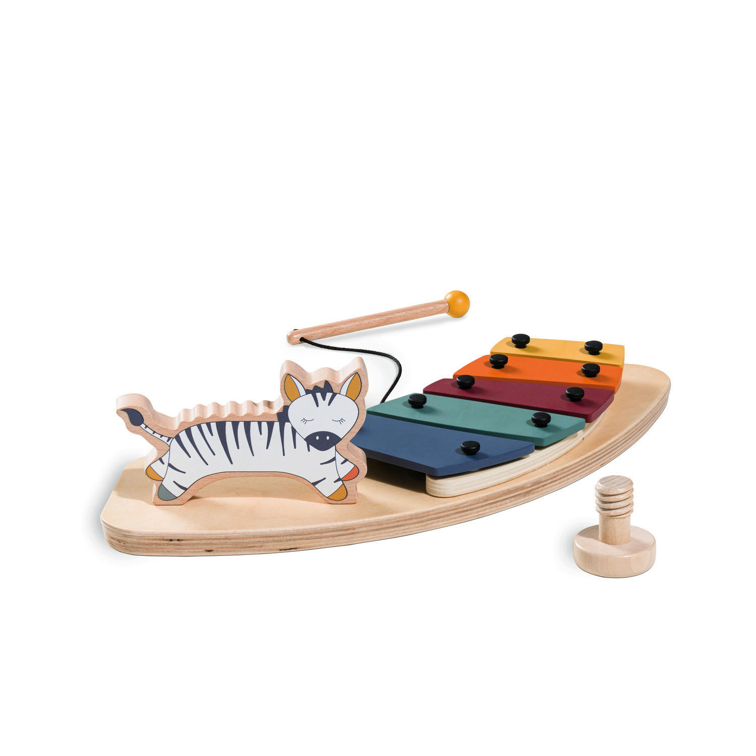 MOTORIKSPIEL - Buchefarben, Basics, Holz (37/15/9cm) - Hauck