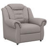 SESSEL in Lederlook Hellbraun  - Hellbraun/Schwarz, Konventionell, Kunststoff/Textil (104/102/101cm) - Livetastic