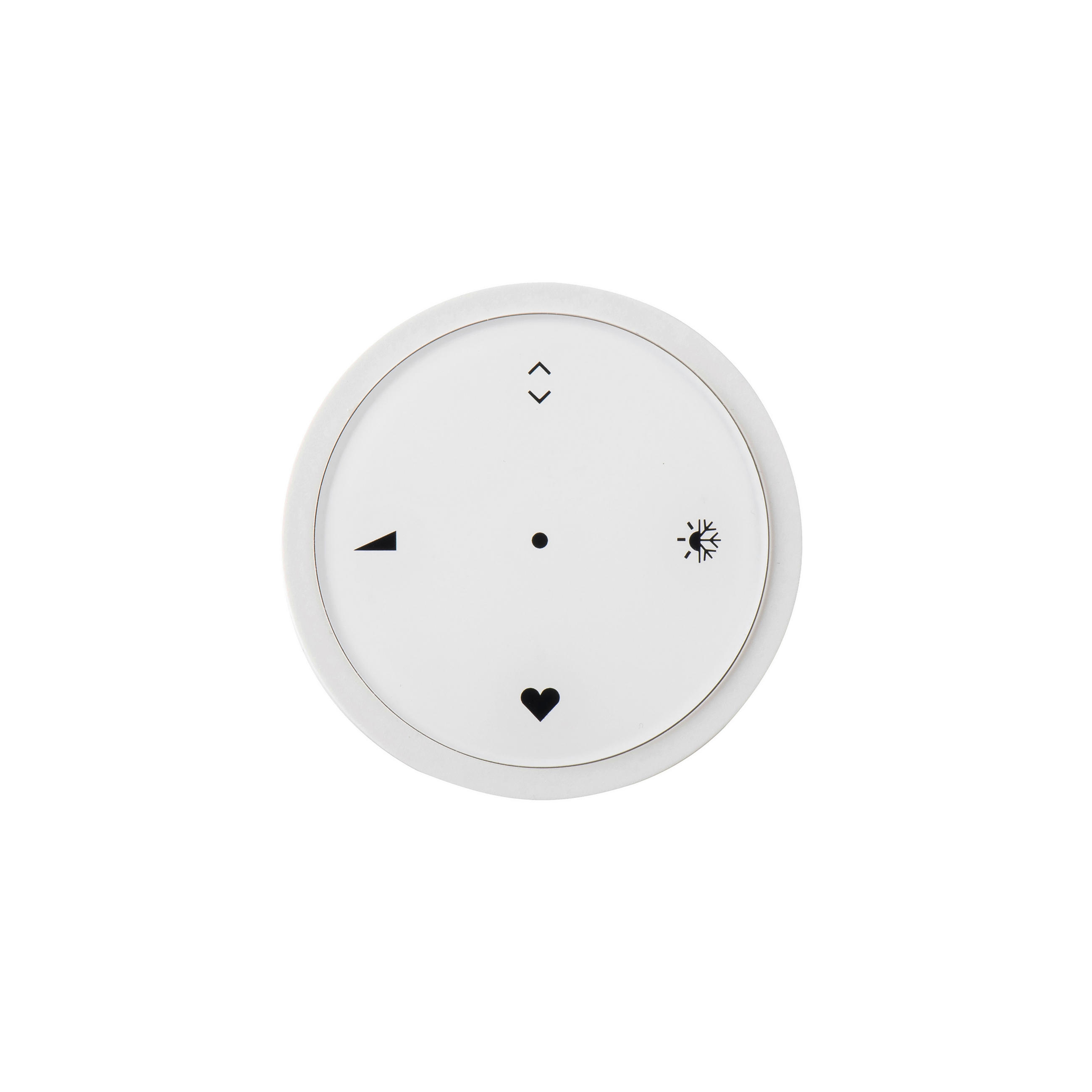 FERNBEDIENUNG - Weiß, Basics, Kunststoff (5,5/5,5/1,8cm) - Paul Neuhaus